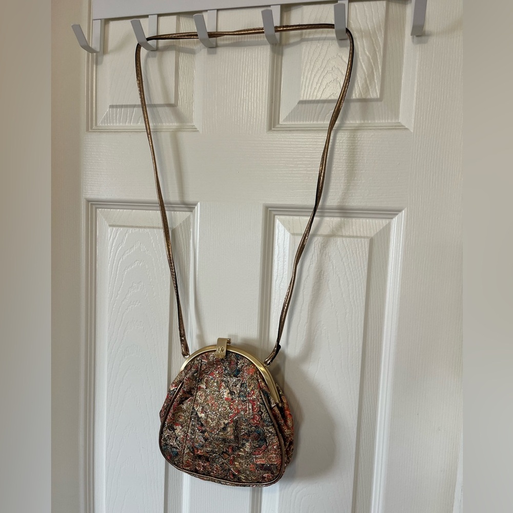 Patricia Nash Portafina Woven Frame Crossbody Bag